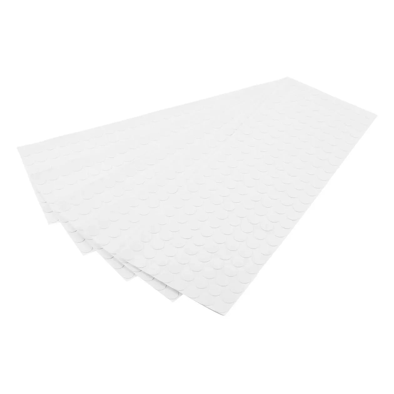 Self-Adhesive Screw Covers 15mm - Pack of 1000 in White Stipple Finish - Pack of 1000