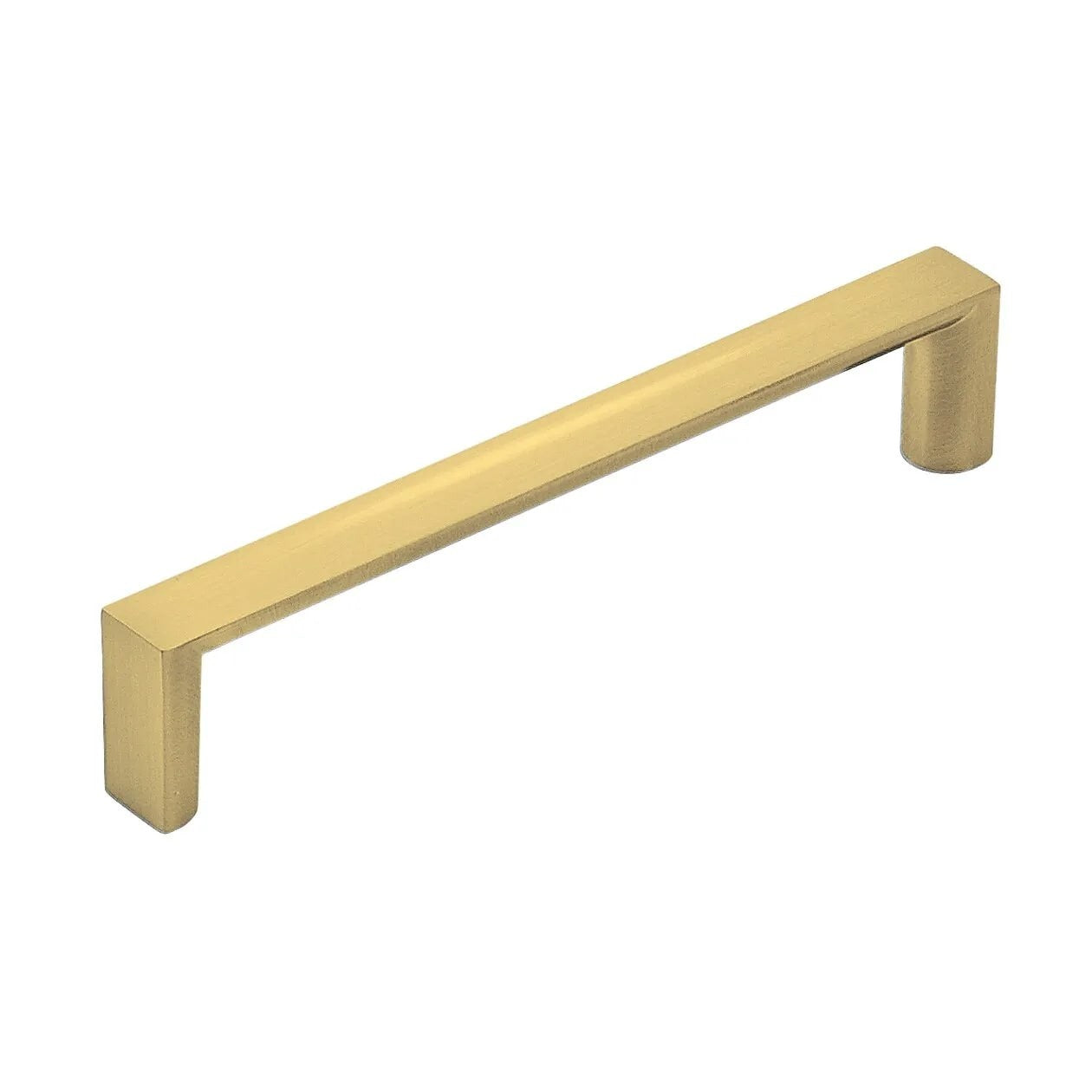 Cabiware D Handle Brushed Matte Brass Finish - Zinc Alloy - 128mm/160mm/192mm